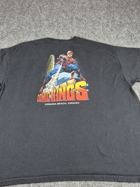 Marvel Black Spider-Man "Comic Kings" Short Sleeve Tee